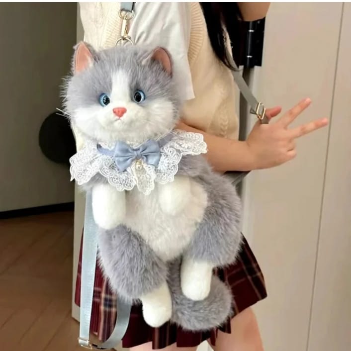 CUTE FLUFFY CAT BAG 2