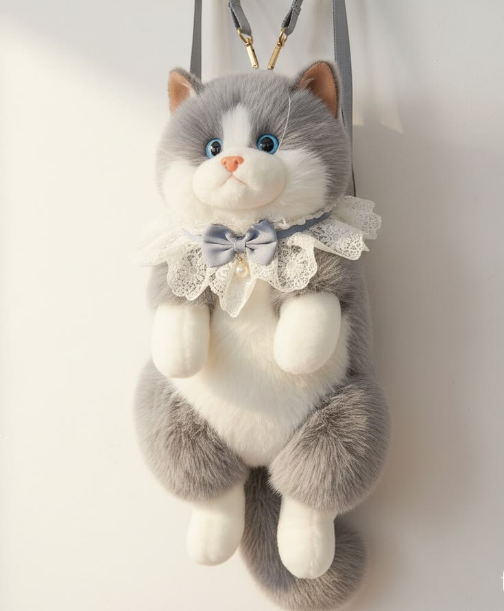 CUTE FLUFFY CAT BAG 1
