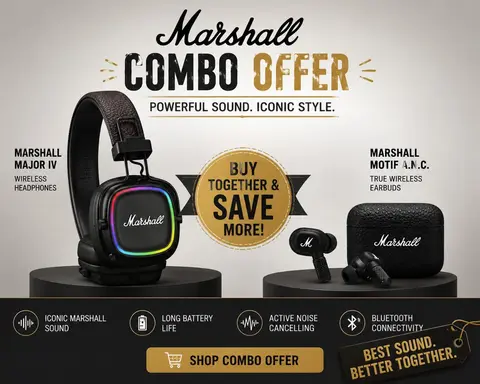 Marshall Major 4+ Motif A.N.C. Combo Pack