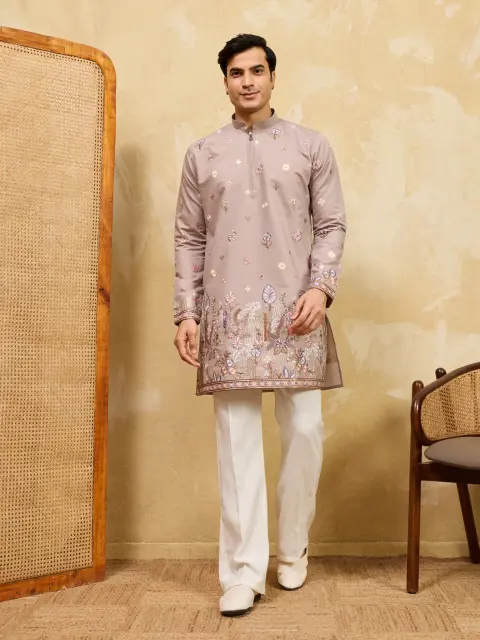 Black Heritage Kurta Set