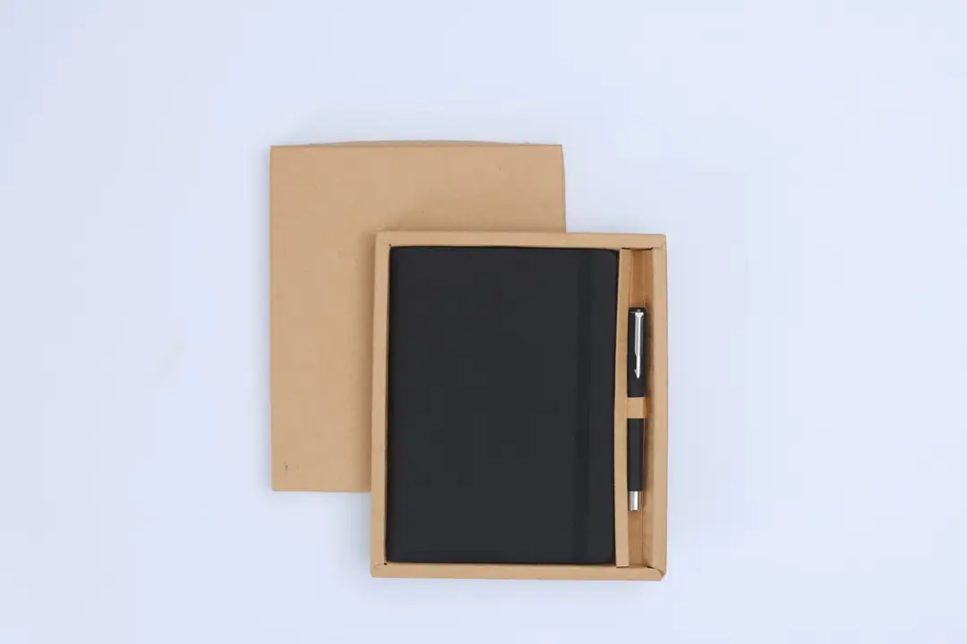 Diary & Pen Kraft Gift Set 1