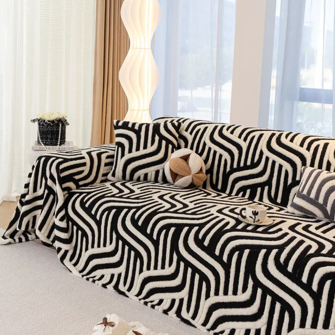 Elegance Chenille Sofa Cover : [EM-SC-39] 1