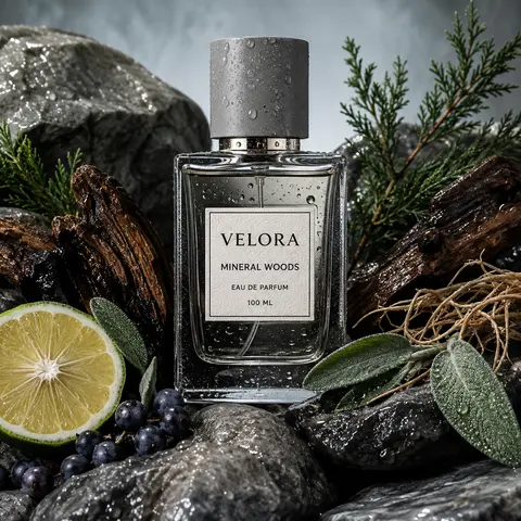 Velora Mineral Woods — Eau de Parfum