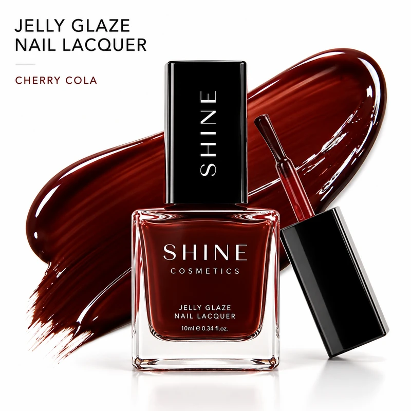 Shine Jelly Glaze Nail Lacquer — Nails 1