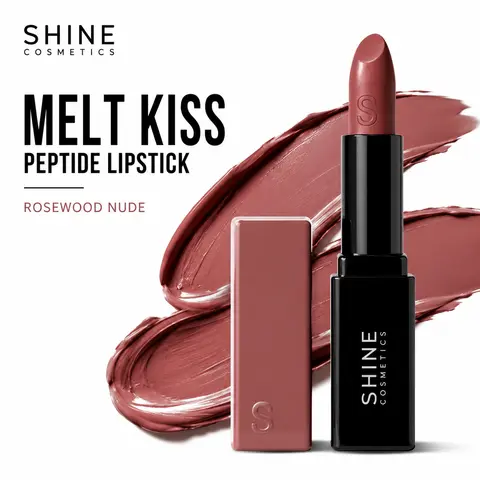 Melt Kiss Peptide Lipstick – Rosewood Nude