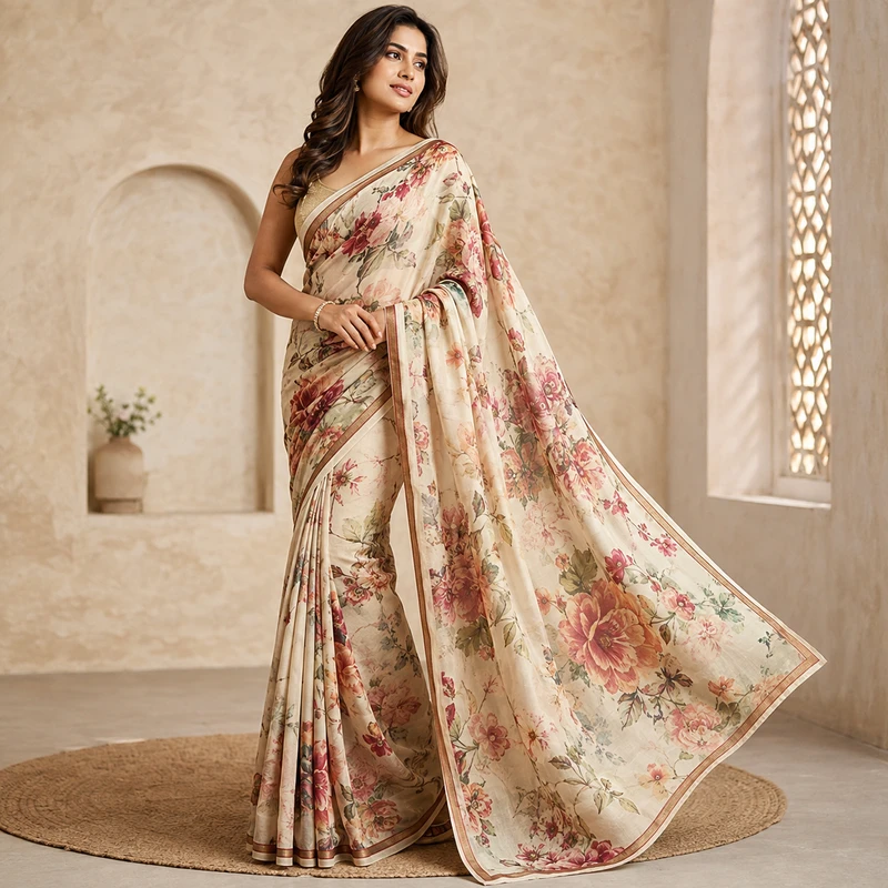 PRINTED SAREE