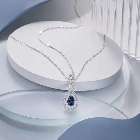 Luna Heart Chain Pendant