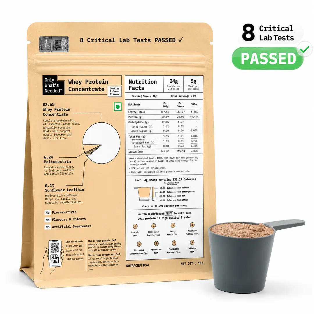 24g Whey Protein Concentrate | 1Kg | Coffee 1