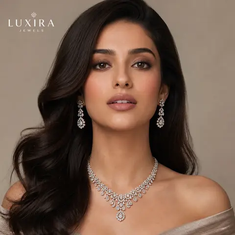 Royal Diamond Elegance Necklace Set