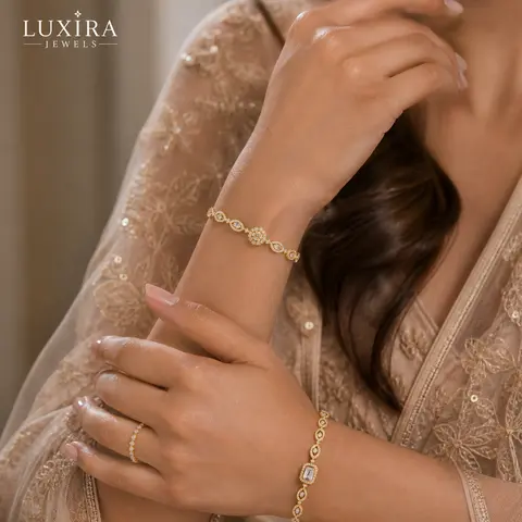 Gold Charm Bracelet