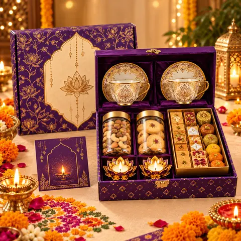 Royal Purple Tea & Mithai Diwali Hamper