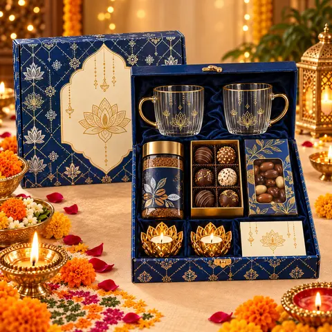Midnight Blue Coffee & Chocolate Hamper