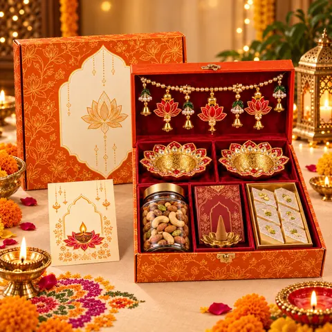Festive Saffron Diwali Celebration Hamper