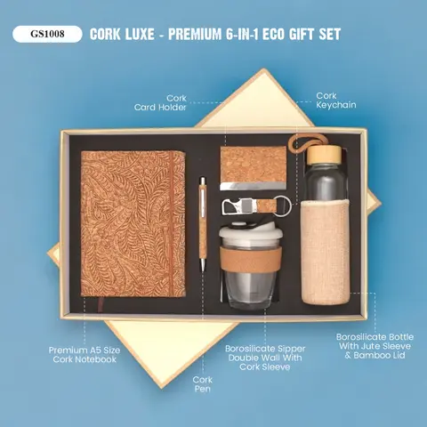 Cork Luxe – Premium 6-in-1 Eco Gift Set