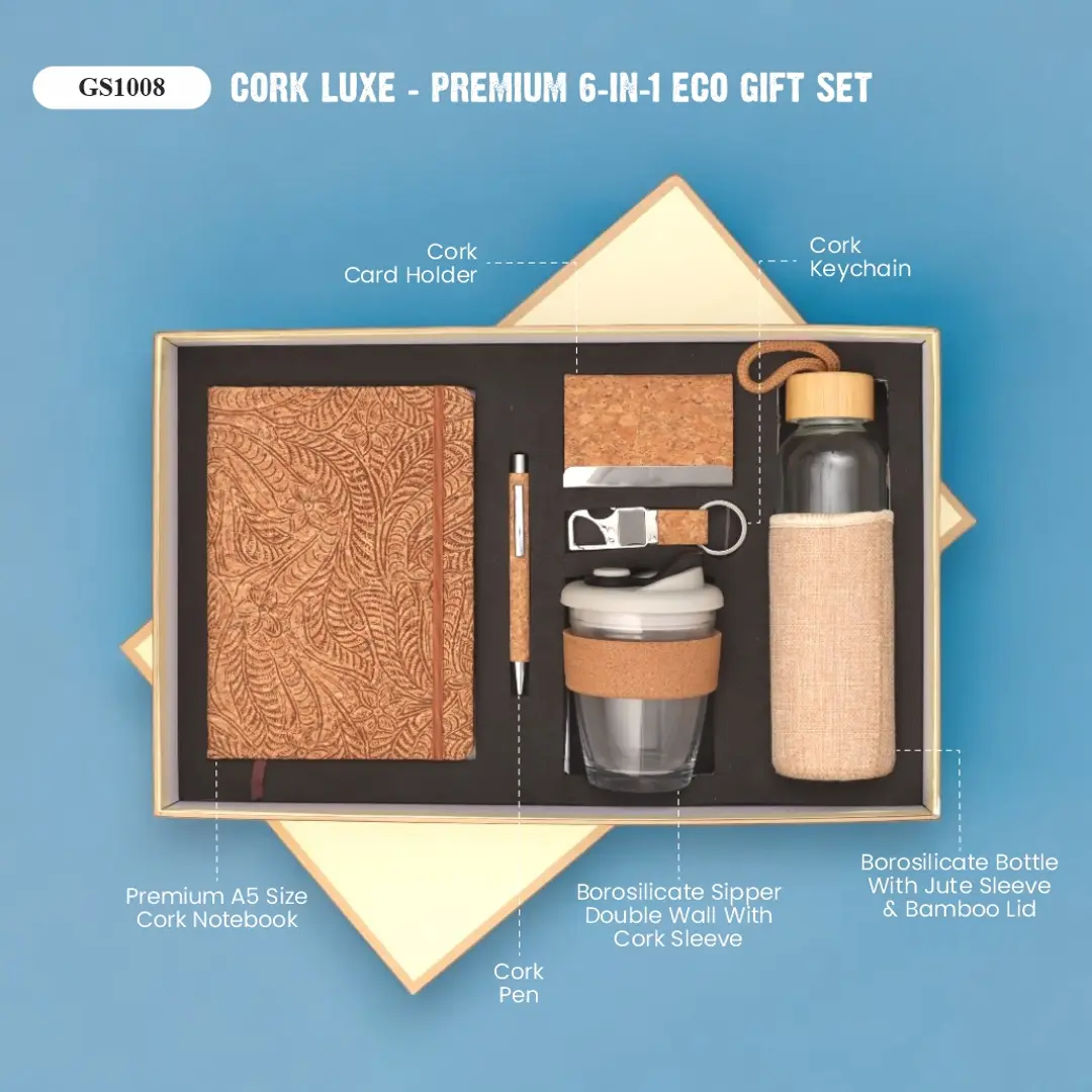 Cork Luxe – Premium 6-in-1 Eco Gift Set 1