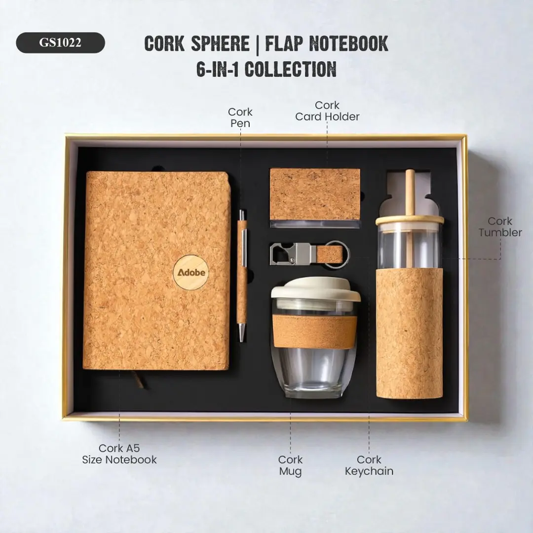 CORK SPHERE | FLAP NOTEBOOK 6-IN-1 COLLECTION 1