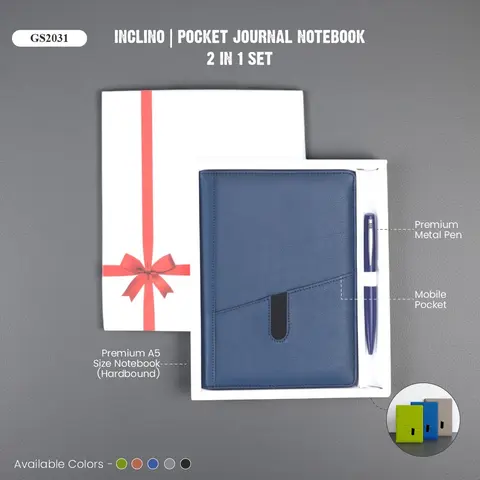 Inclino | Product Journal Notebook 2  in 1 Set
