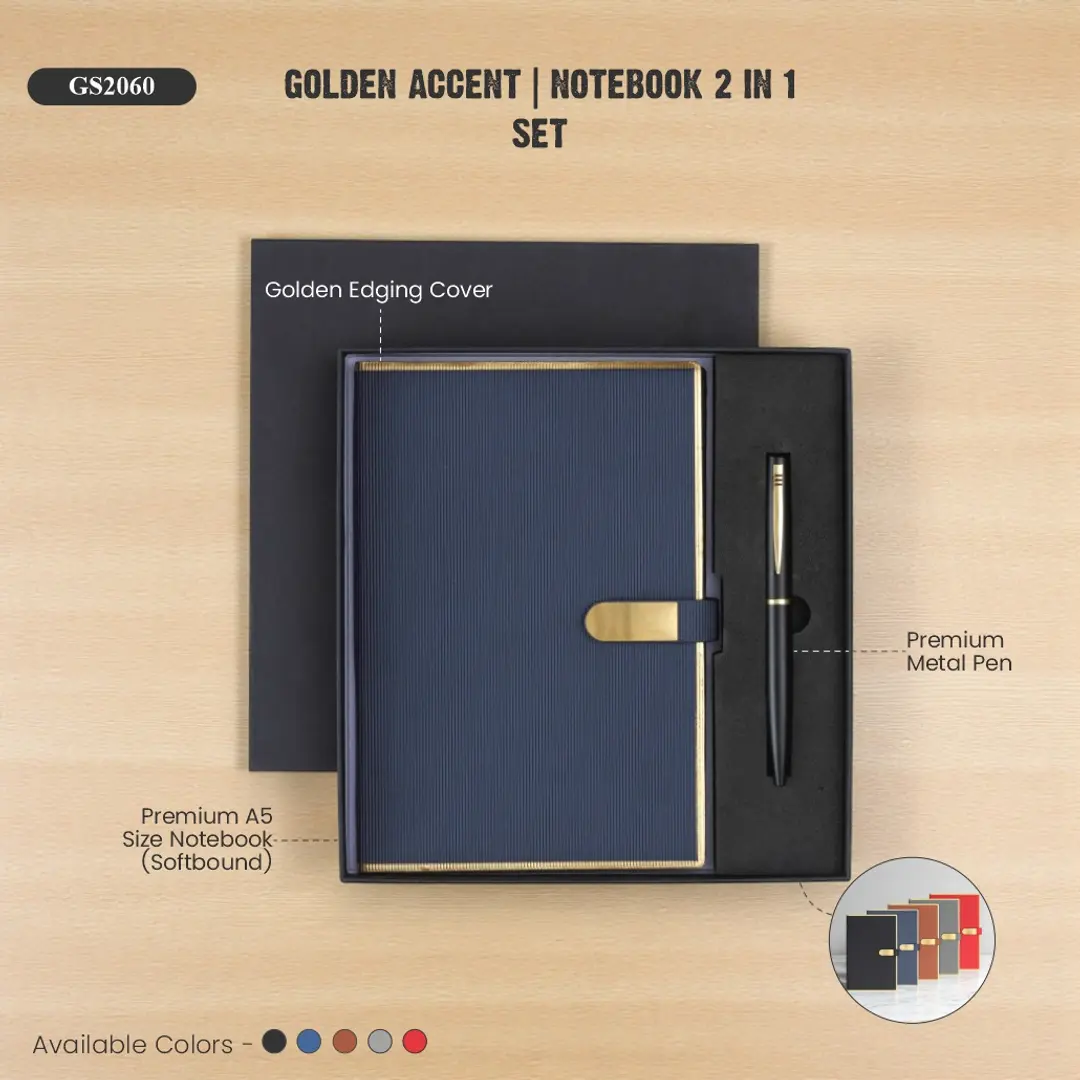 Golden Accent | Notebook 2 in 1 Set 1