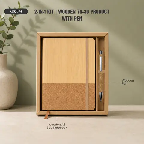 2 in 1 Kit | Wooden 70-30 Product With Pen