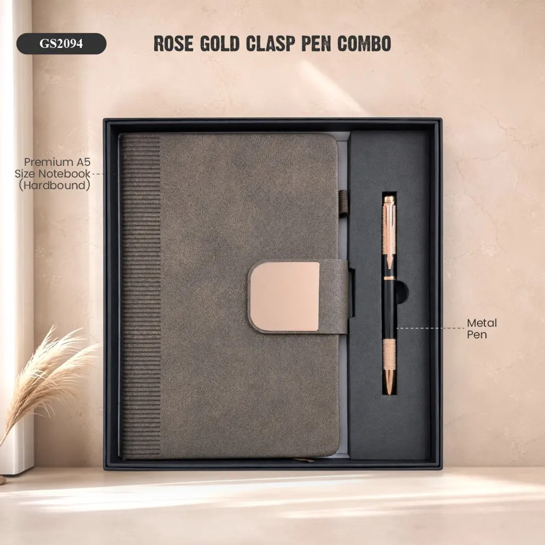 ROSE GOLD CLASP PEN COMBO 1