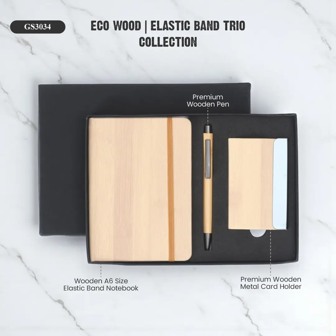 Eco Wood | Elastic Band Trio Collection 1