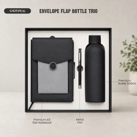 ENVELOPE FLAP BOTTLE TRIO