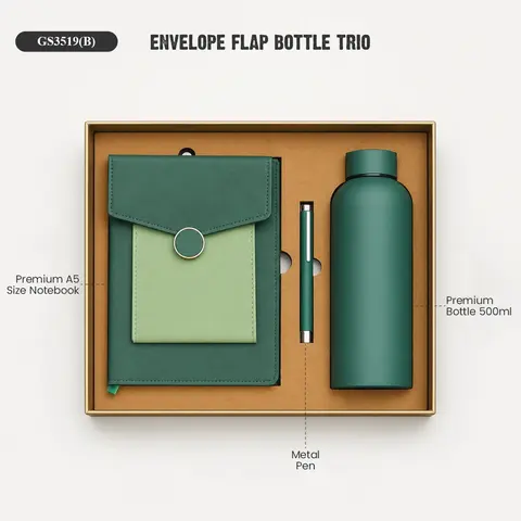 ENVELOPE FLAP BOTTLE TRIO