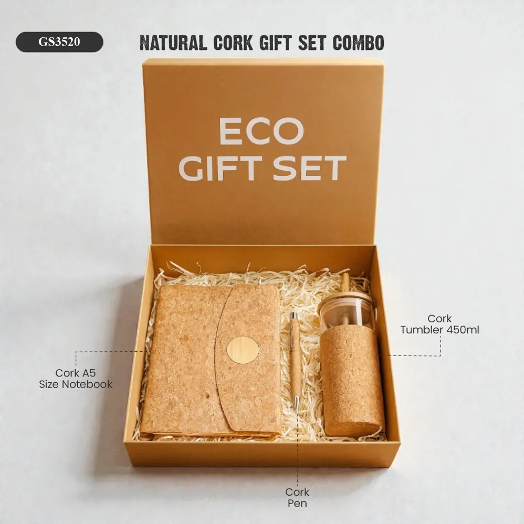 NATURAL CORK GIFT SET COMBO 1