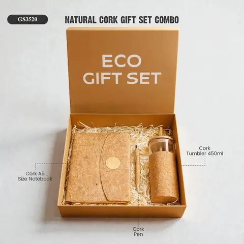 NATURAL CORK GIFT SET COMBO
