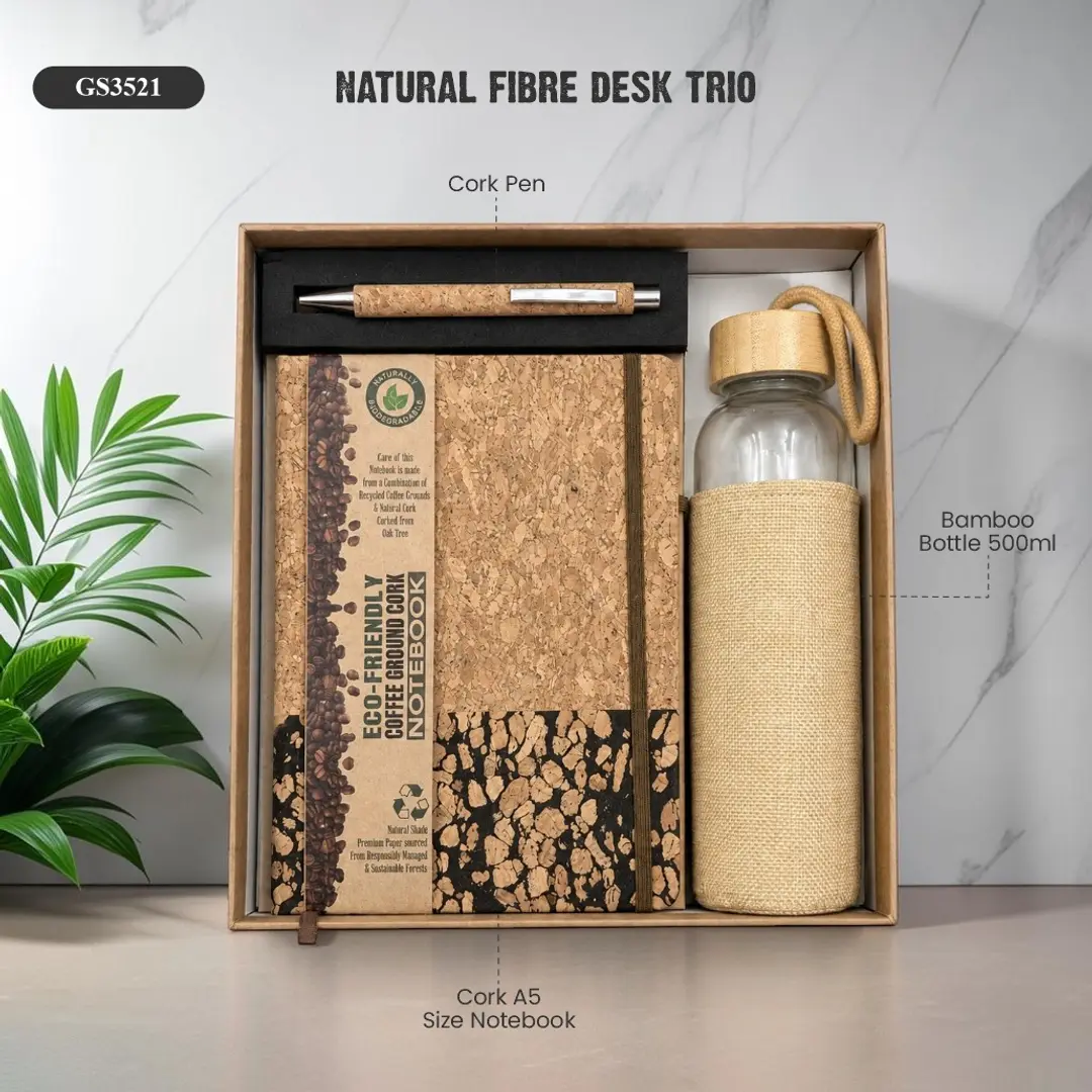 NATURAL FIBRE DESK TRIO 1