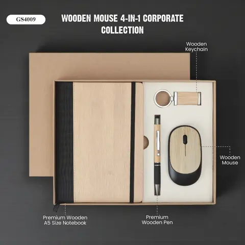 Wooden Mouse 4 in 1 Corporate Collection
