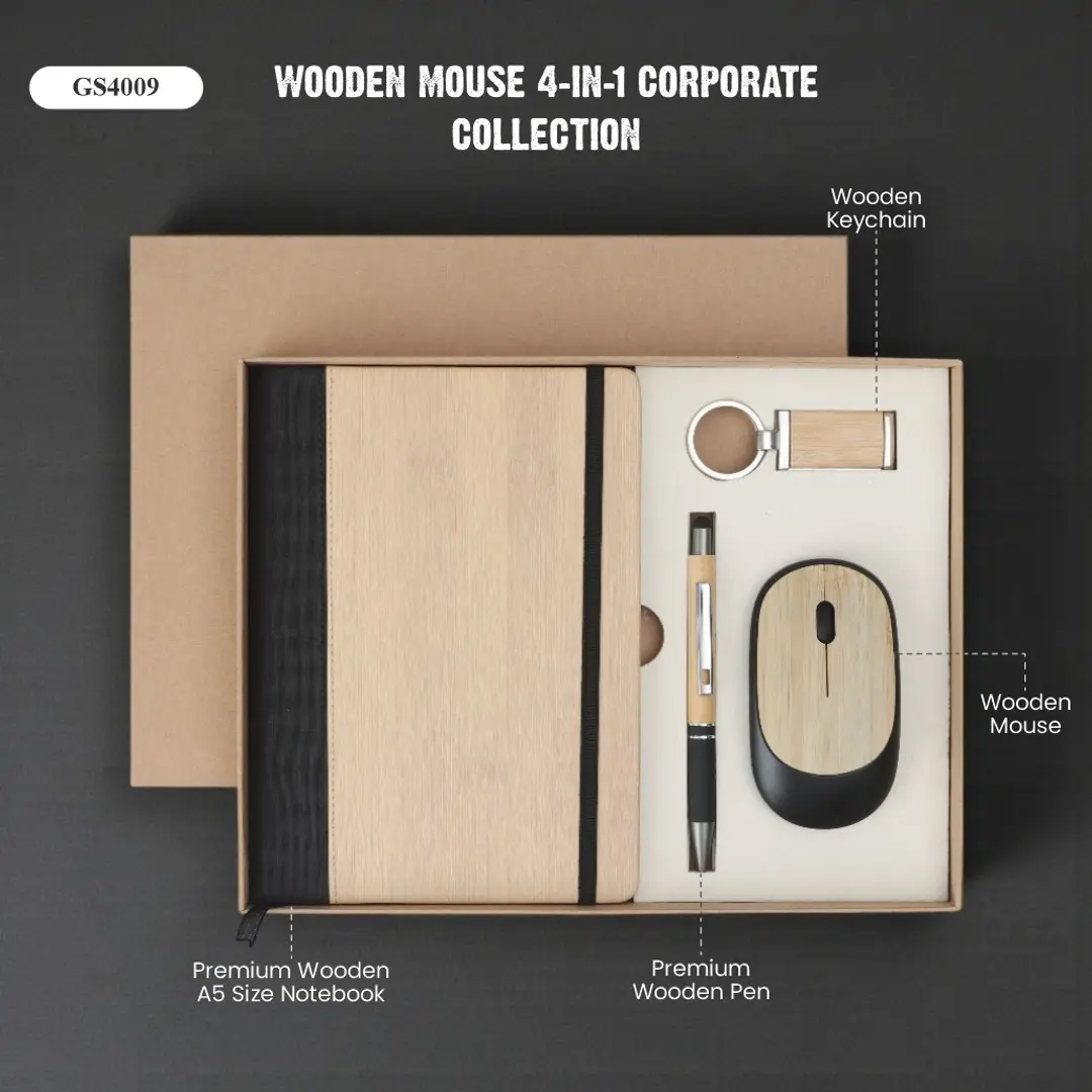 Wooden Mouse 4 in 1 Corporate Collection 1