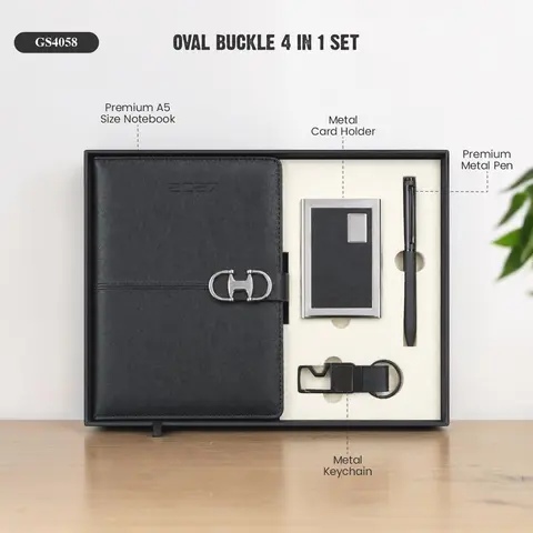 OVAL BUCKLE 4 IN 1 SET