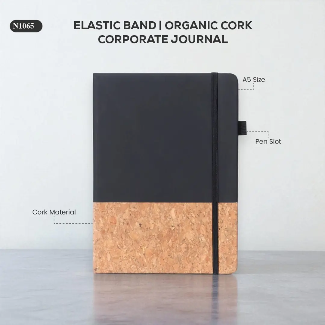 Elastic Band | Organic Cork Corporate Journal 1