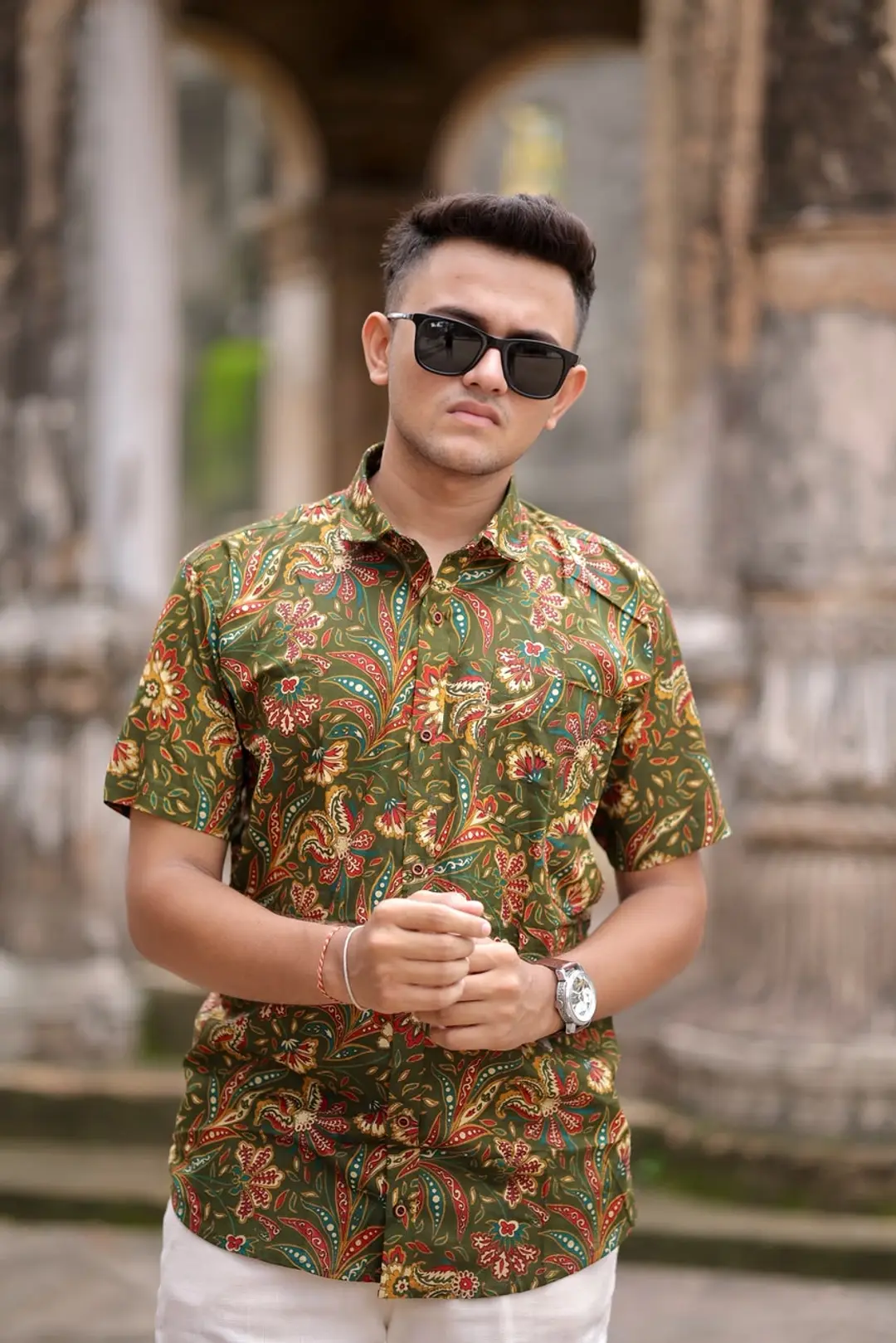 Hariyali - Half Sleeve Cotton Shirt 1